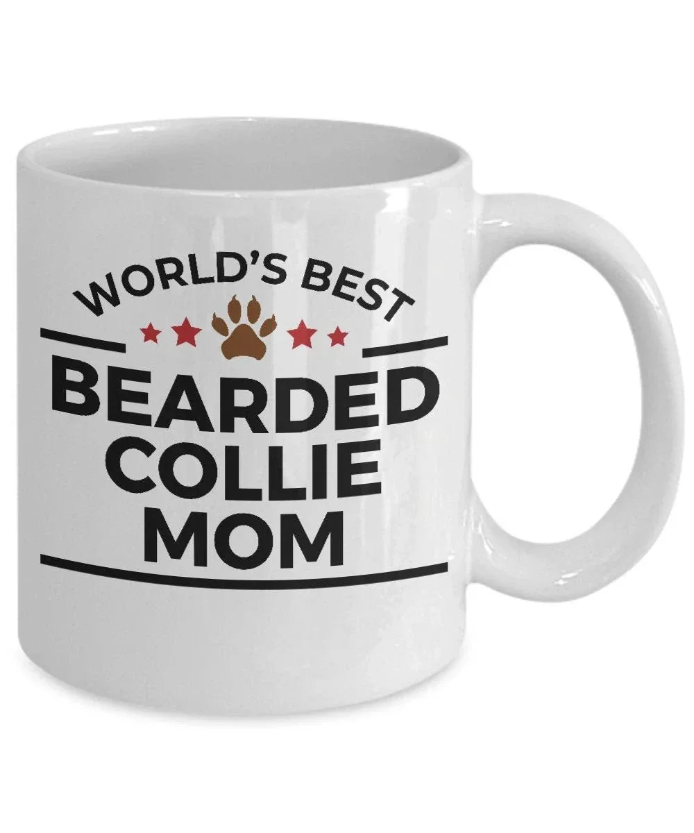 Bearded Collie Dog Mom Mug