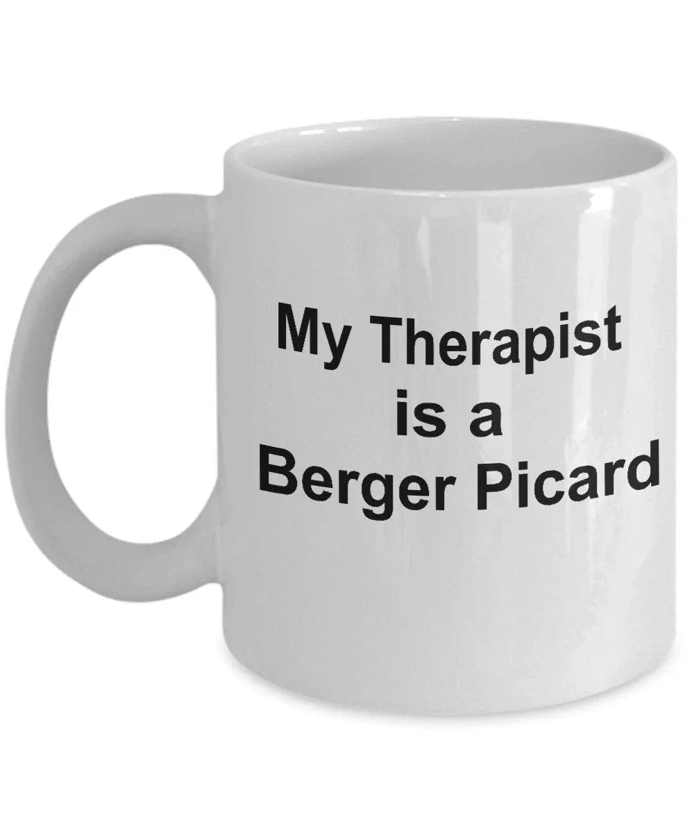 Berger Picard Dog Therapist Mug