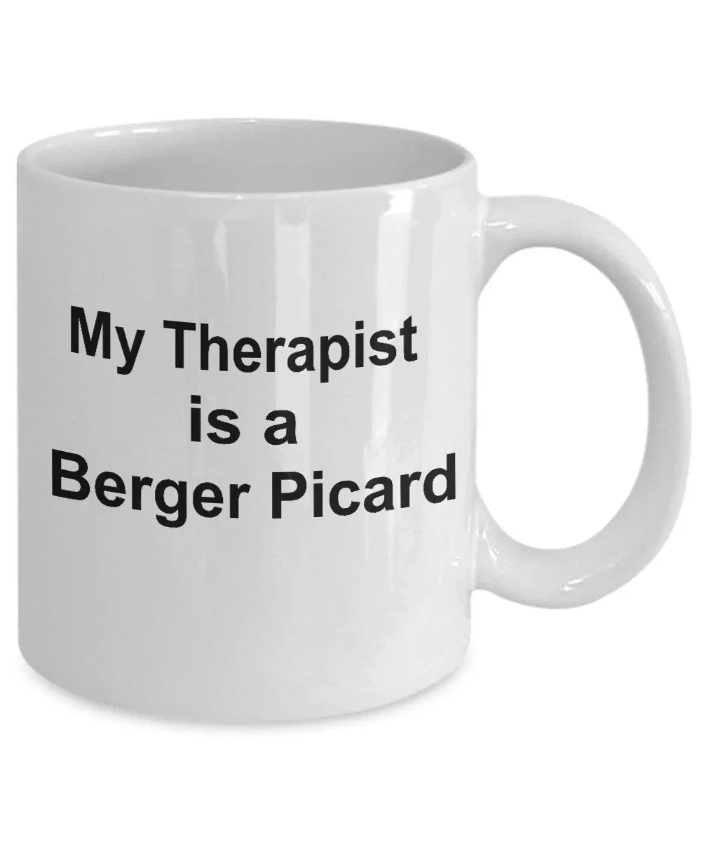 Berger Picard Dog Therapist Mug