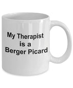 Berger Picard Dog Therapist Mug