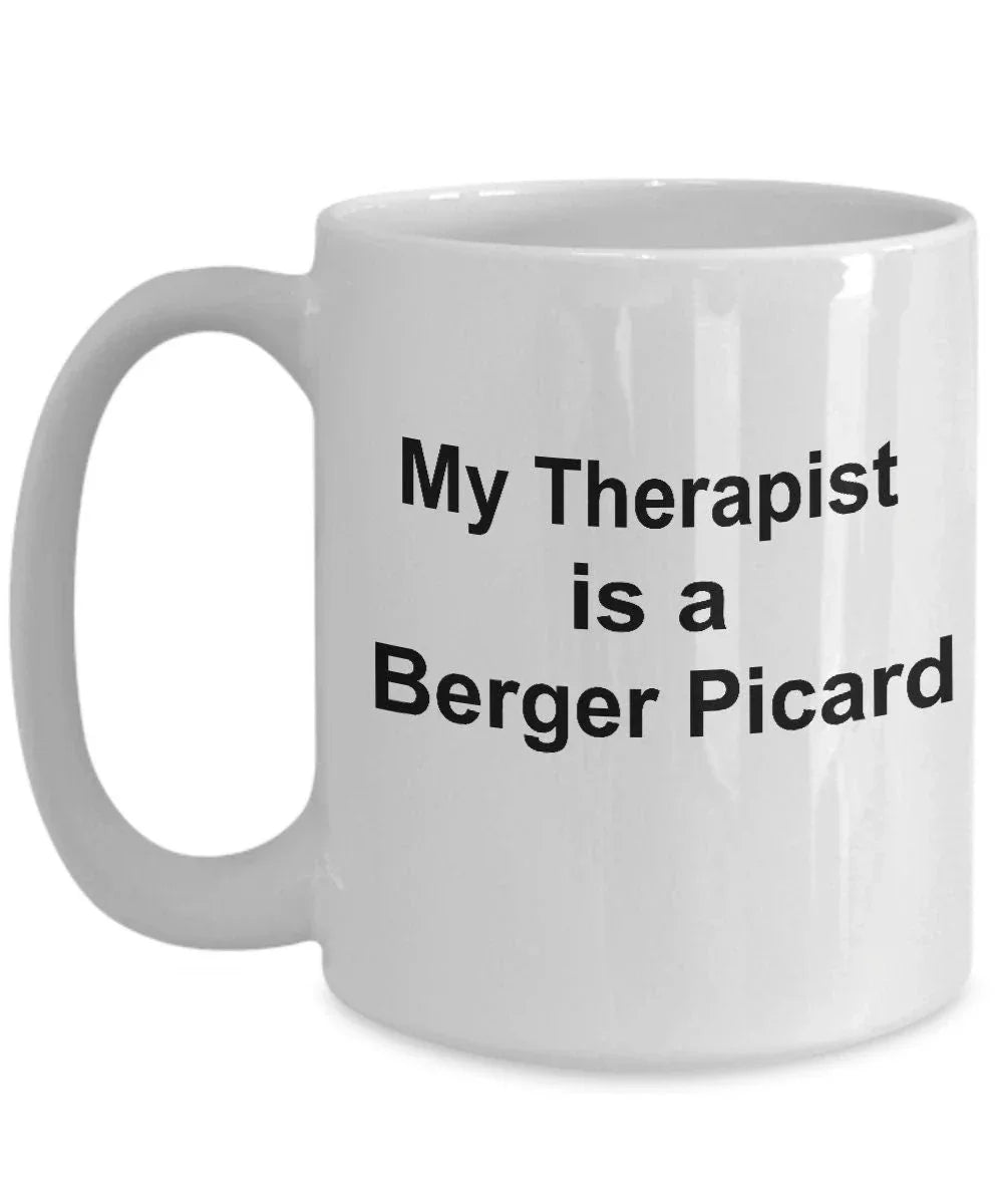 Berger Picard Dog Therapist Mug