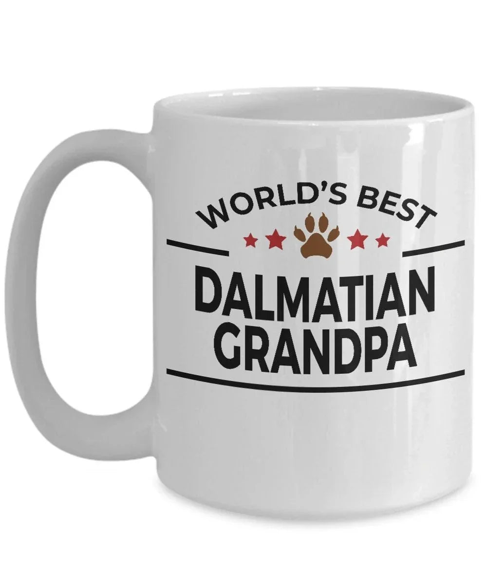 Dalmatian Dog Grandpa Ceramic Coffee Mug