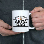 Akita Dog Dad Coffee Mug