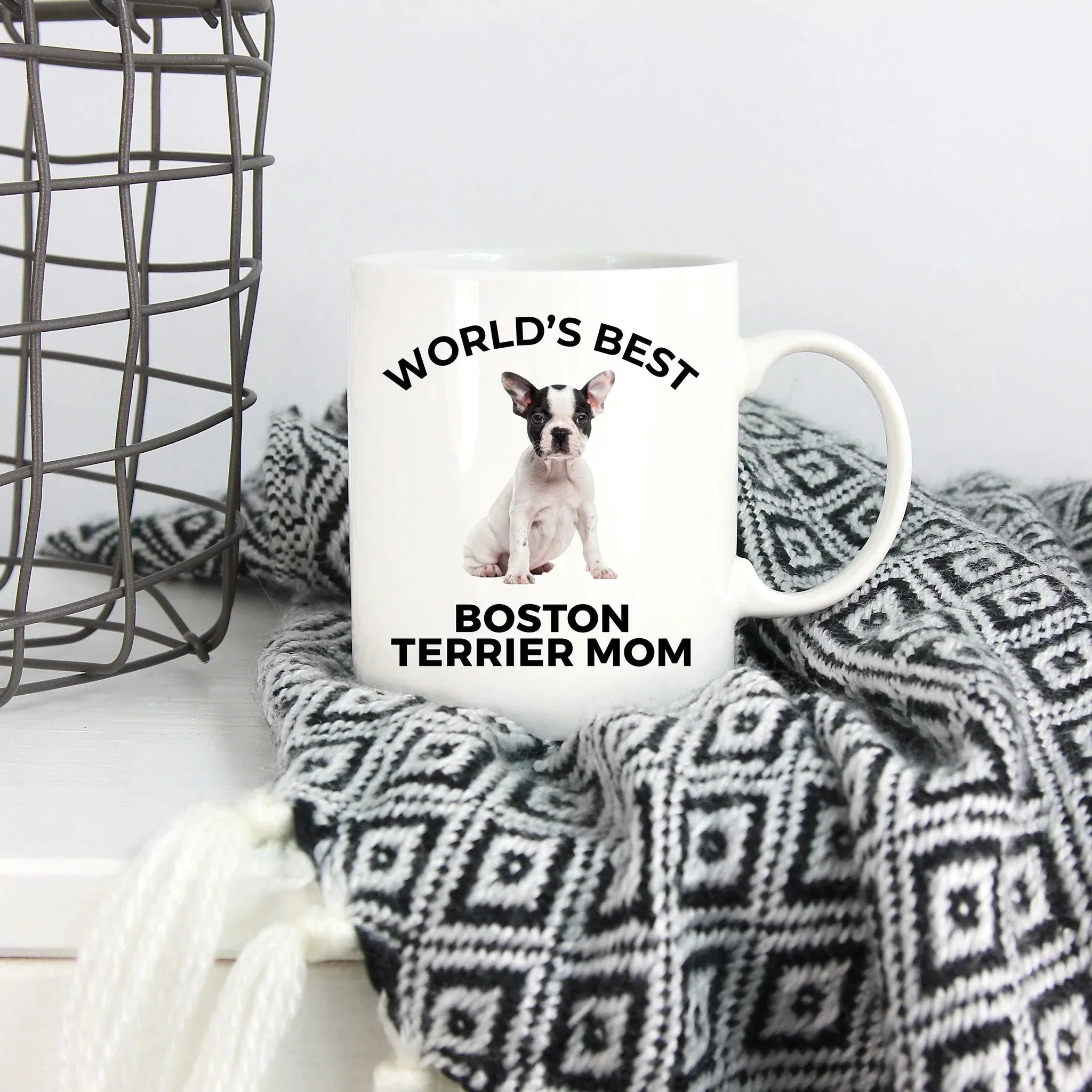 Boston Terrier Puppy Dog Mom Mug