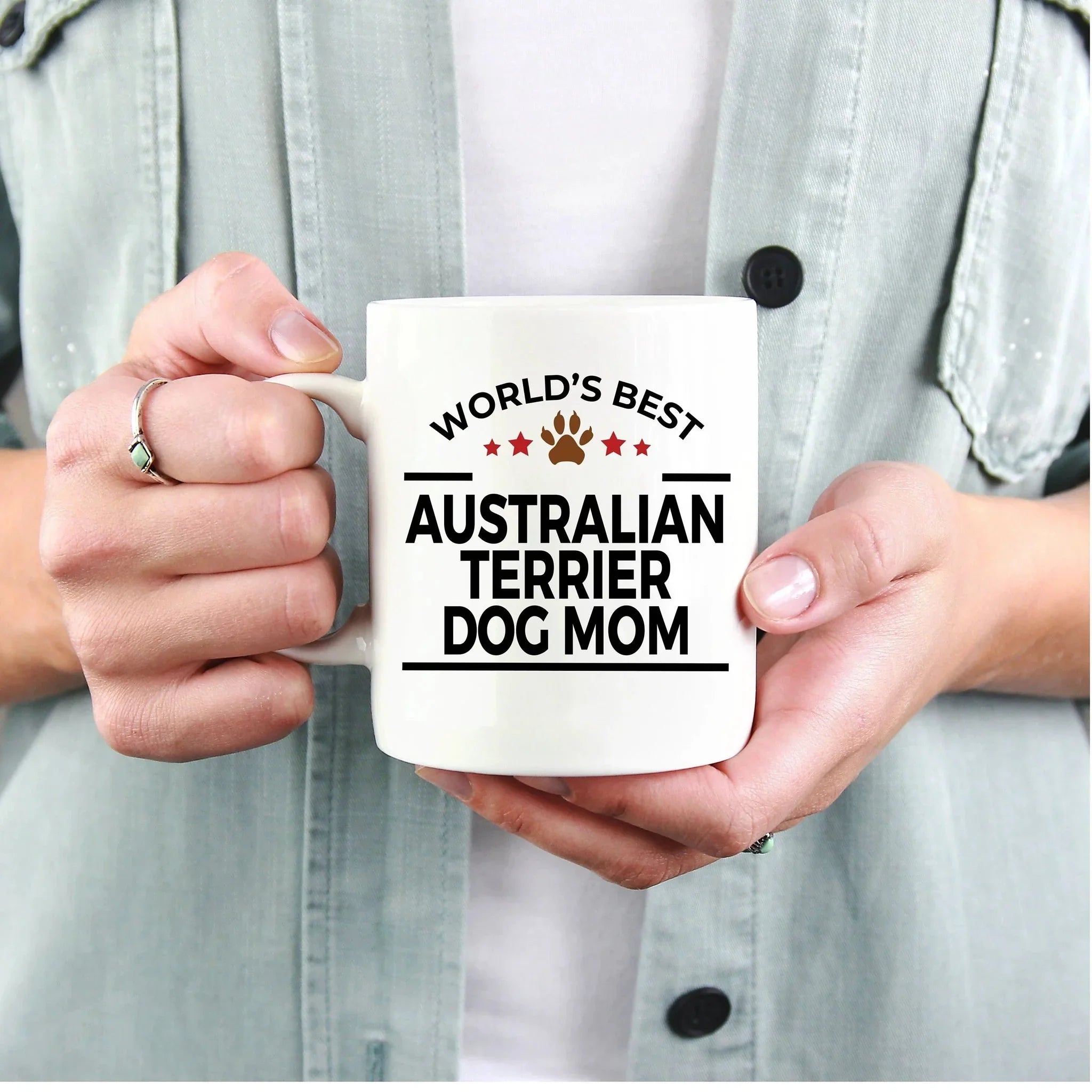 Australian Terrier Dog Mom Coffee Mug