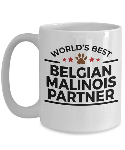 Belgian Malinois Dog Partner Police Canine Officer Coffee Mug - Mallard Moon Gift Shop