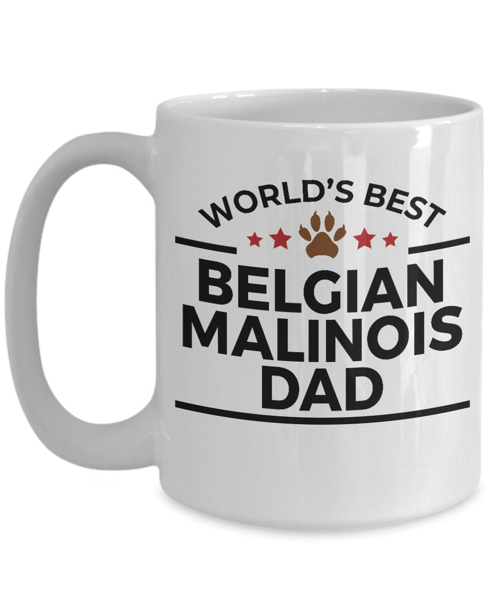 Belgian Malinois Dog Dad Mug - Mallard Moon Gift Shop