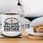 Belgian Malinois Dog Partner Police Canine Officer Coffee Mug