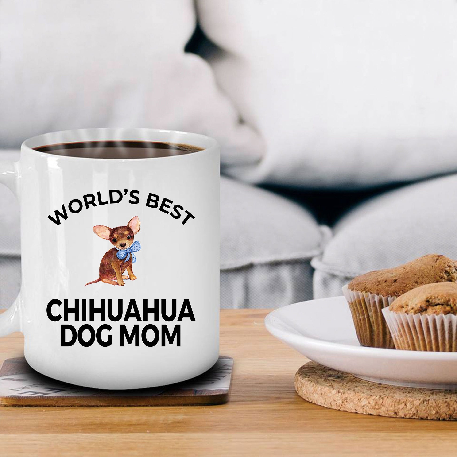 Chihuahua Puppy Dog Mom Mug - Mallard Moon Gift Shop
