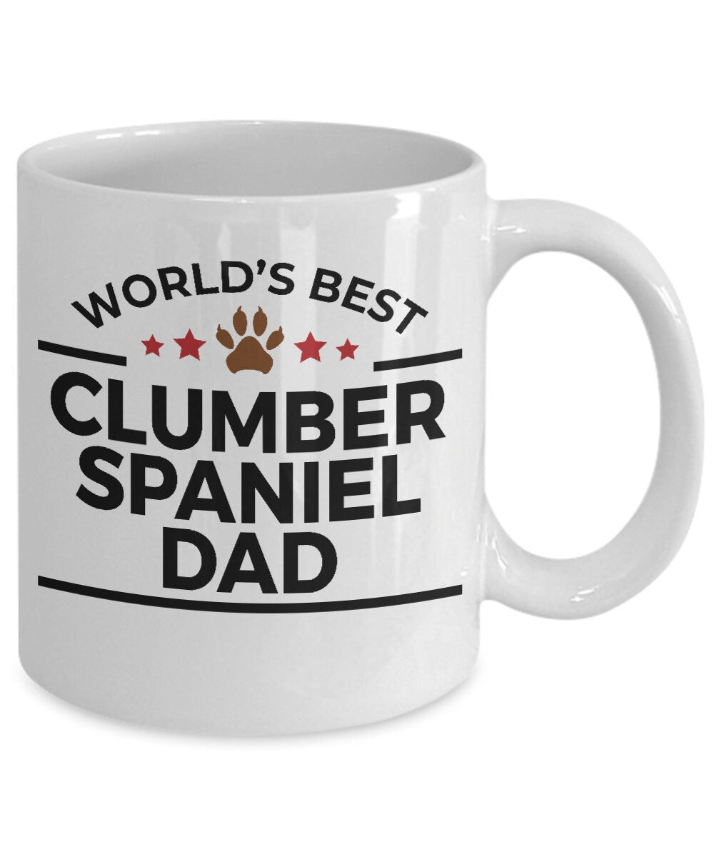 Clumber Spaniel Dog Dad Mug - Mallard Moon Gift Shop