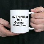 German Pinscher Dog Therapist Mug