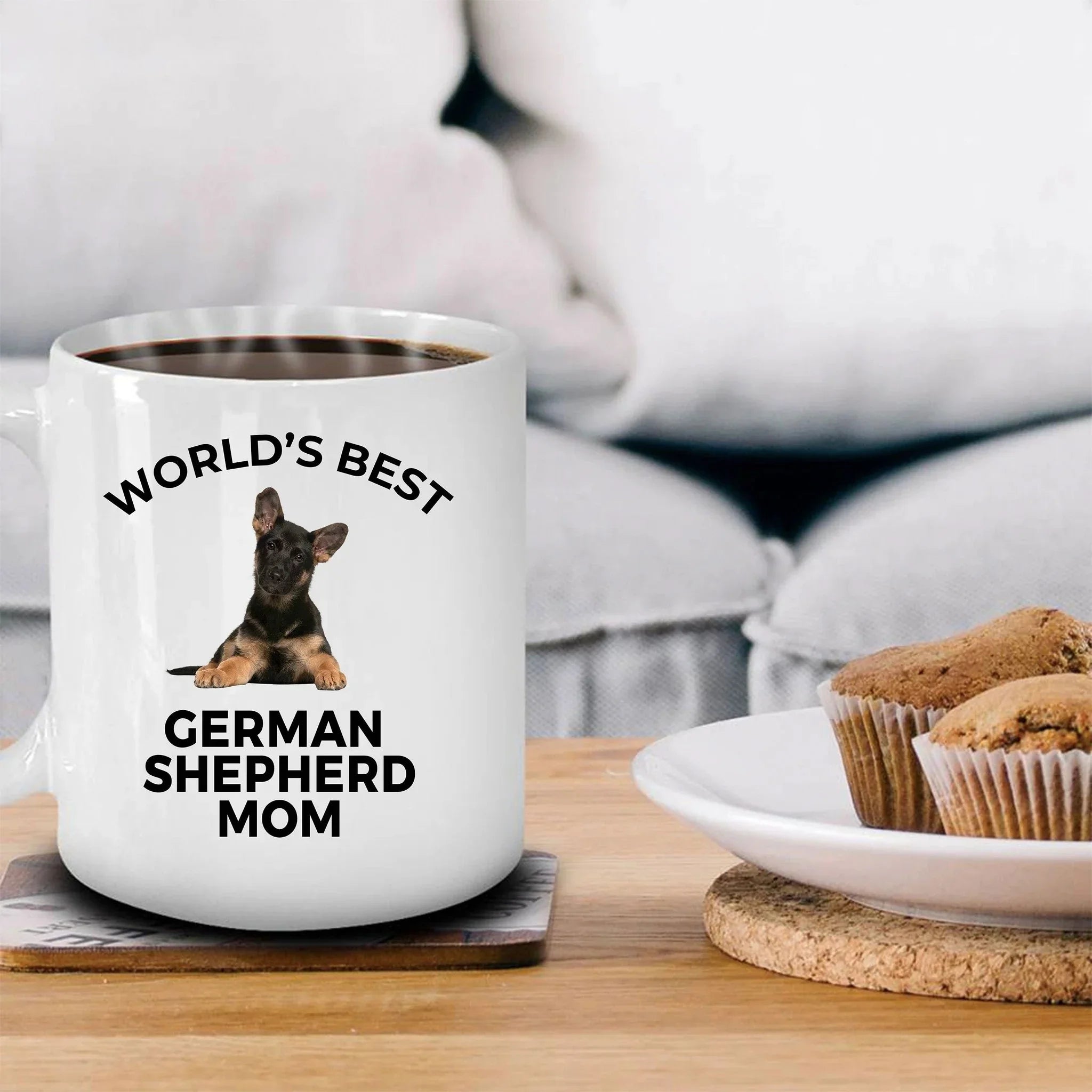 German Shepherd Puppy Dog Mom Mug