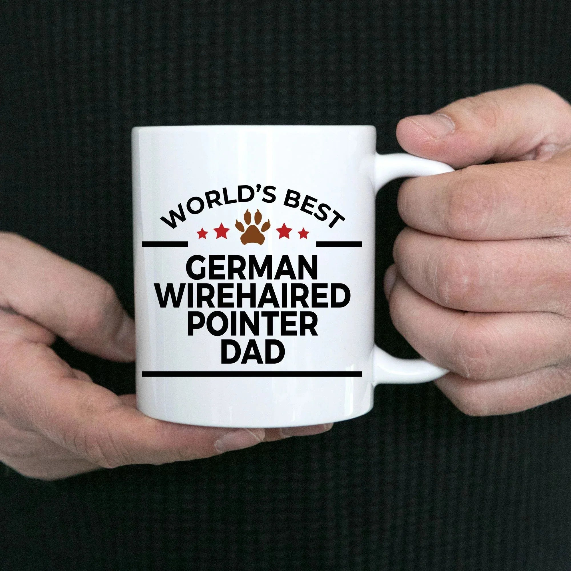 German Wirehaired Pointer Dog Dad Mug