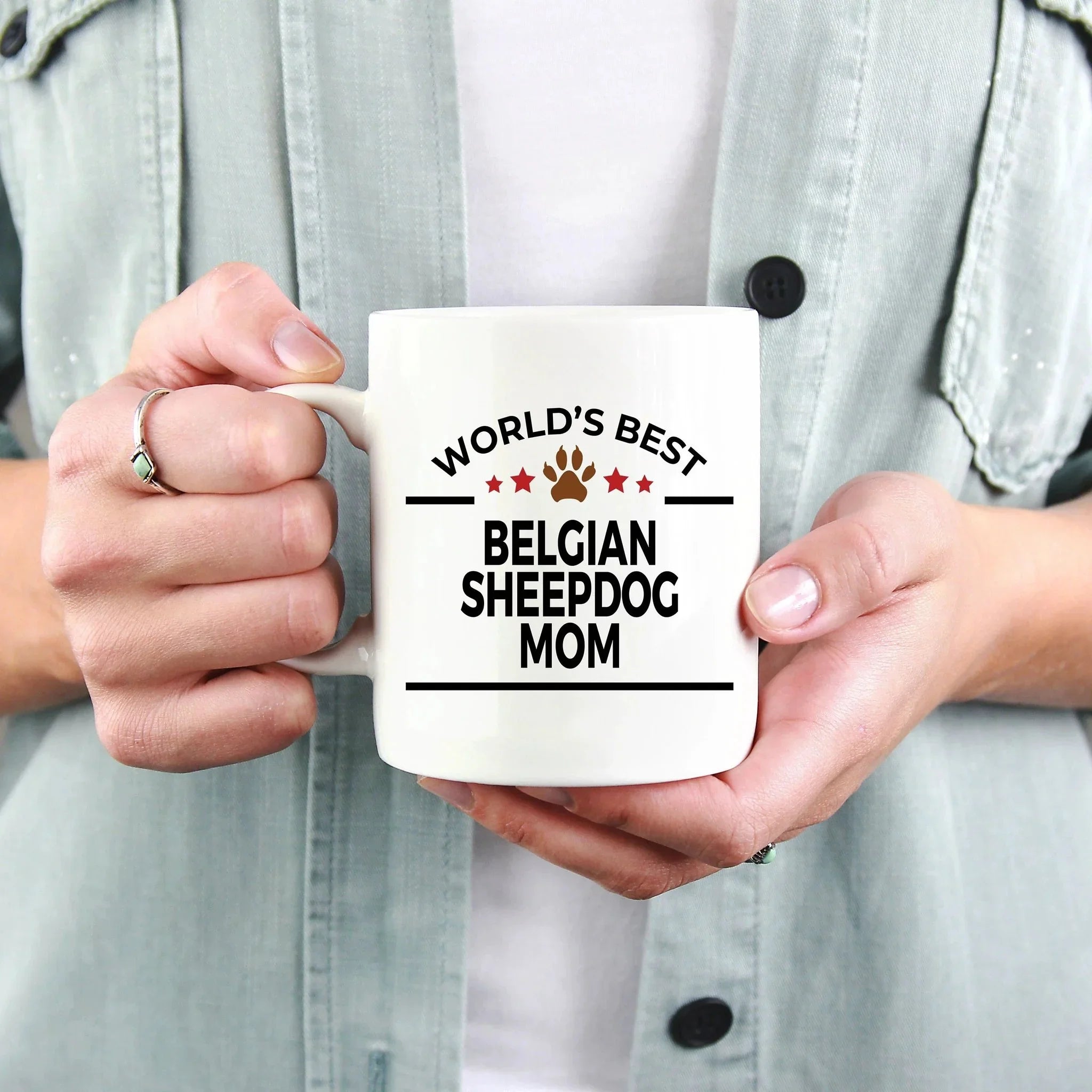 Belgian Sheepdog Mom Mug