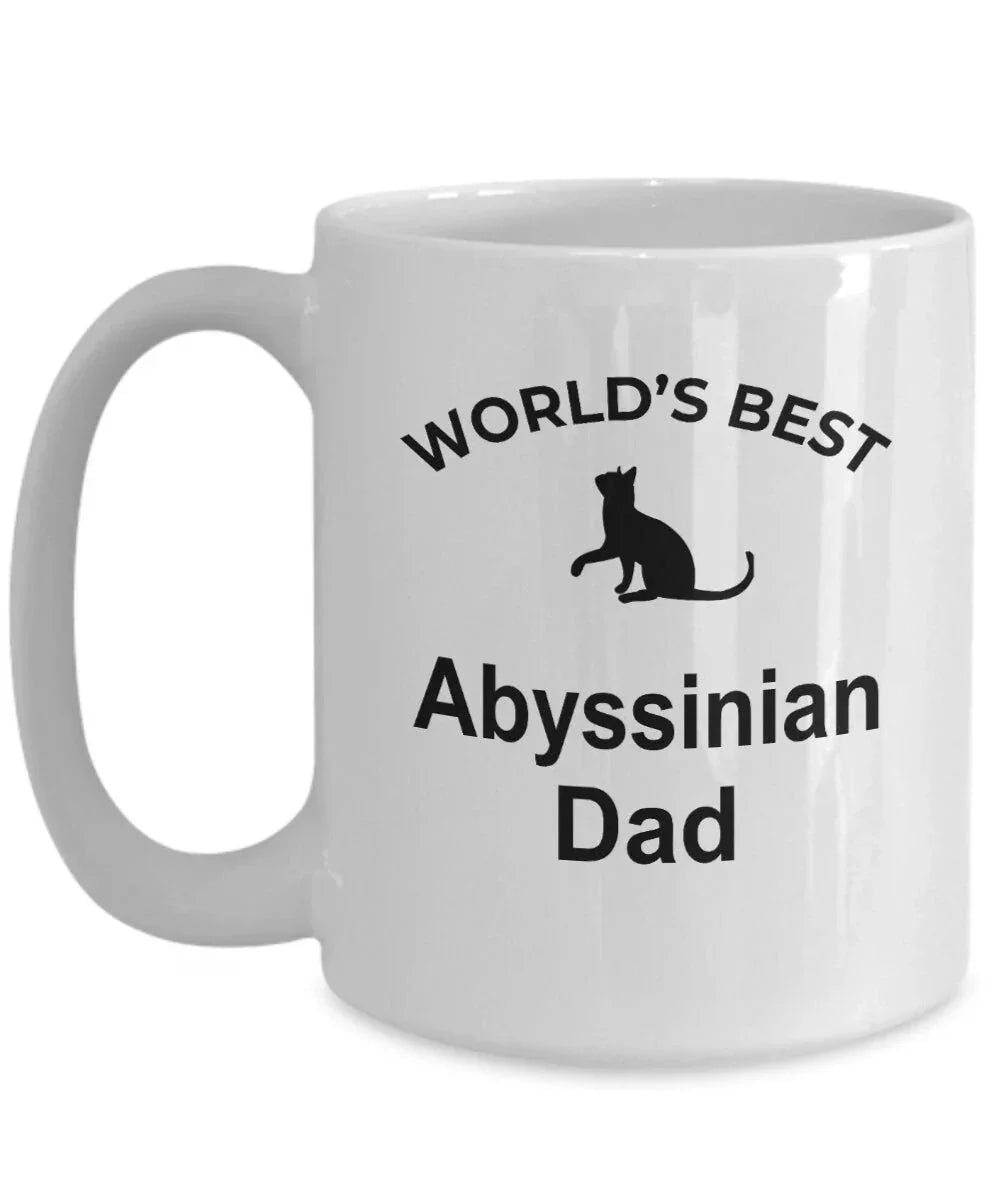 Abyssinian Cat Dad Coffee Mug