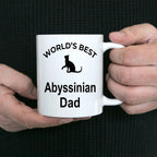 Abyssinian Cat Dad Coffee Mug