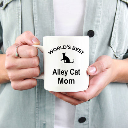 Alley Cat Mom Coffee Mug - Mallard Moon Gift Shop