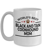 Black and Tan Coonhound Dog Mom Mug