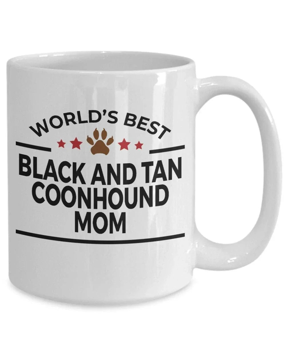 Black and Tan Coonhound Dog Mom Mug