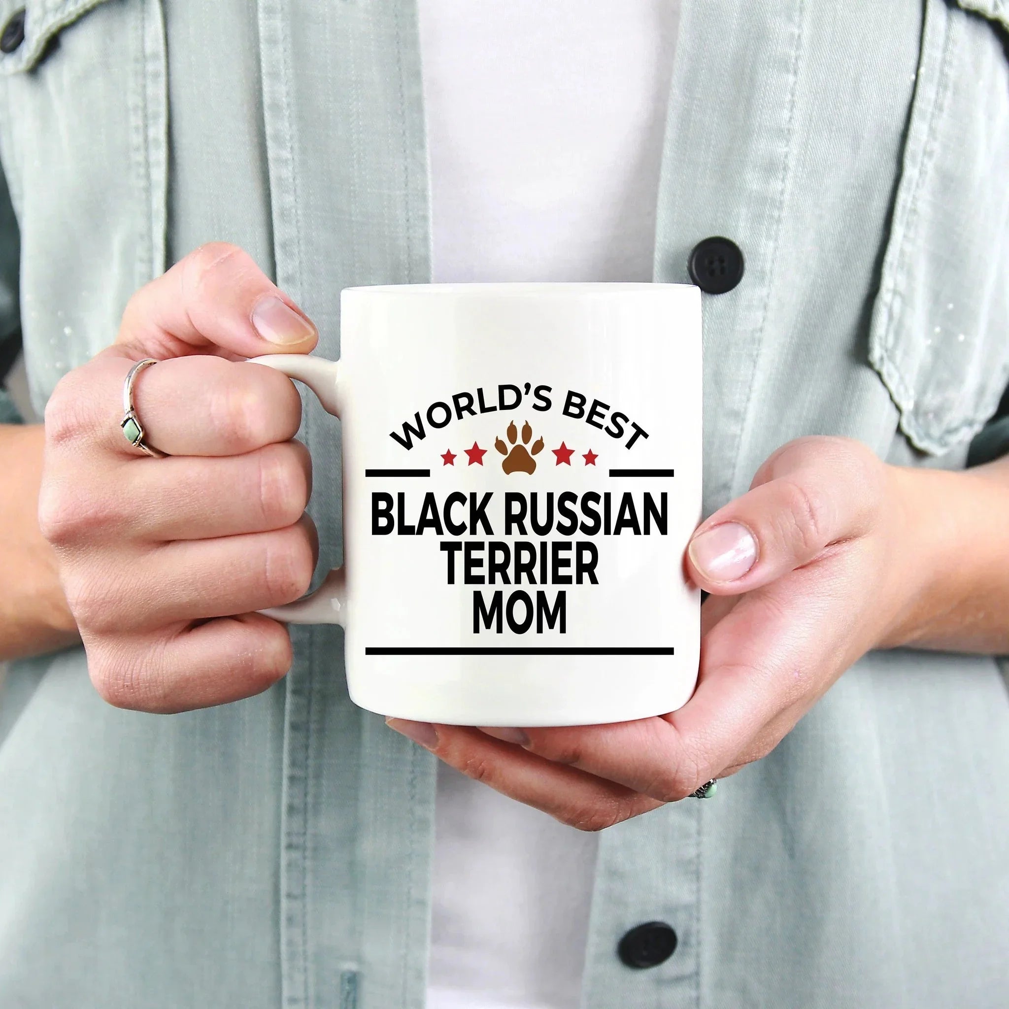 Black Russian Terrier Dog Mom Mug