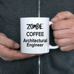 Architectural Engineer Zombie Mug