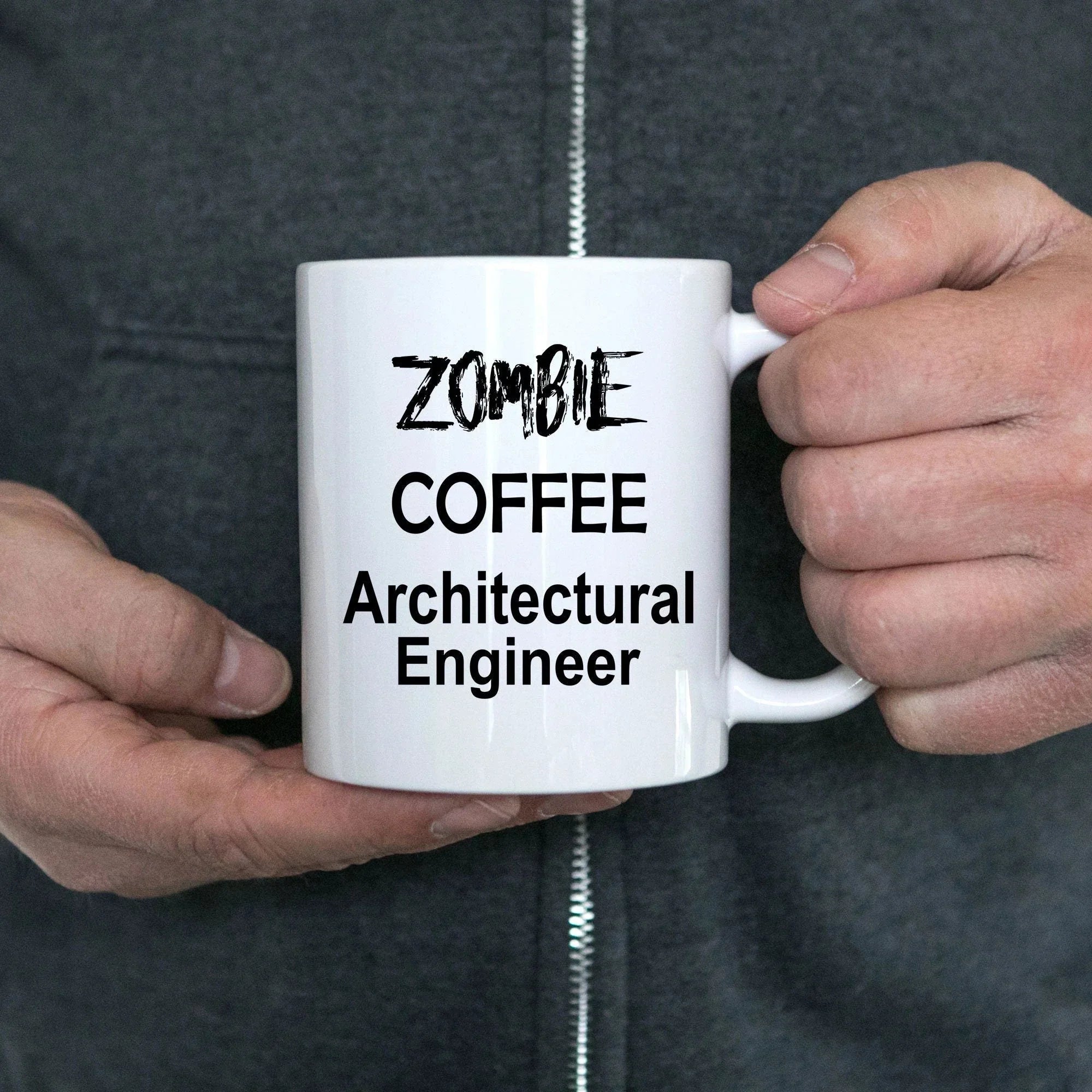 Architectural Engineer Zombie Mug