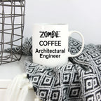 Architectural Engineer Zombie Mug