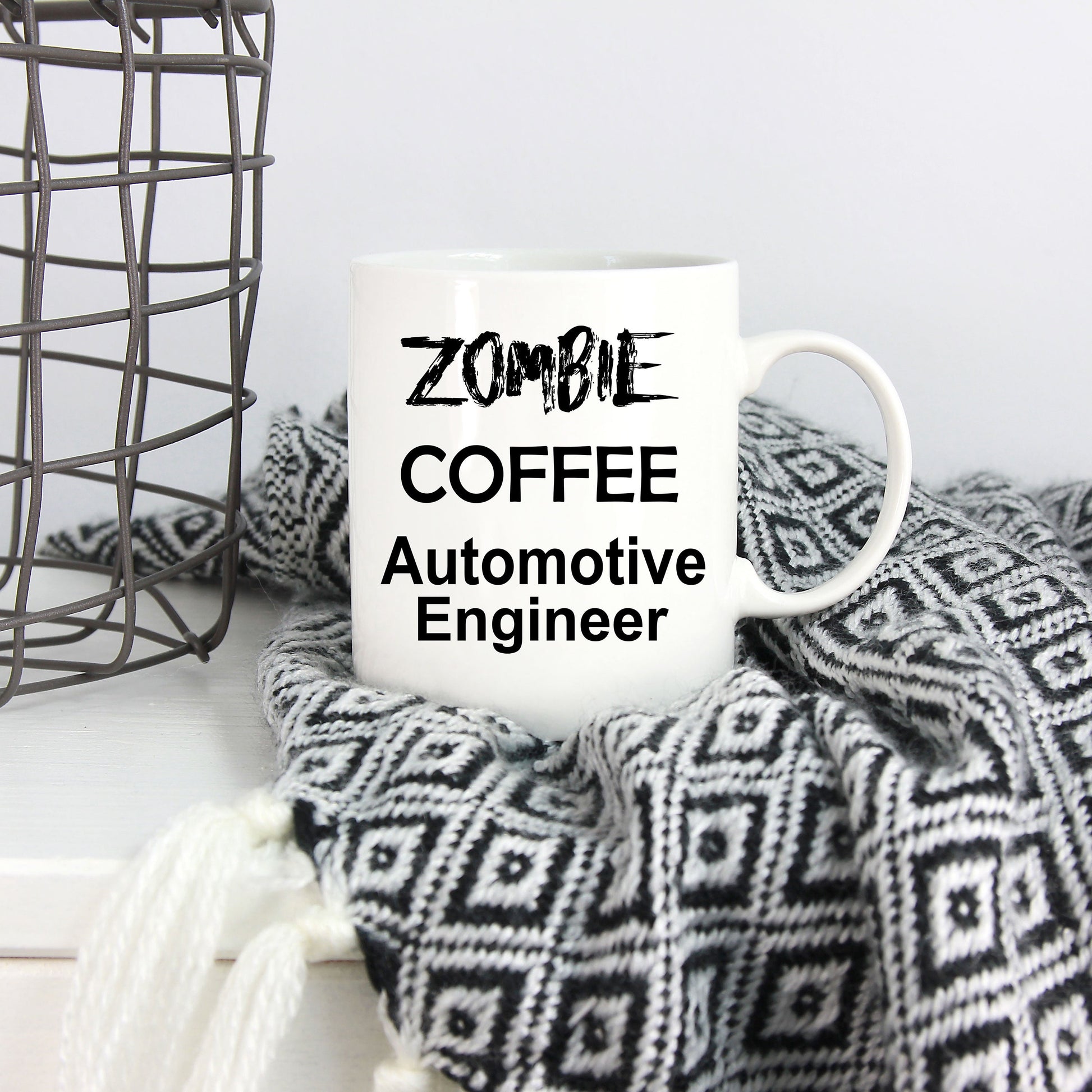 Automotive Engineer Zombie Mug - Mallard Moon Gift Shop