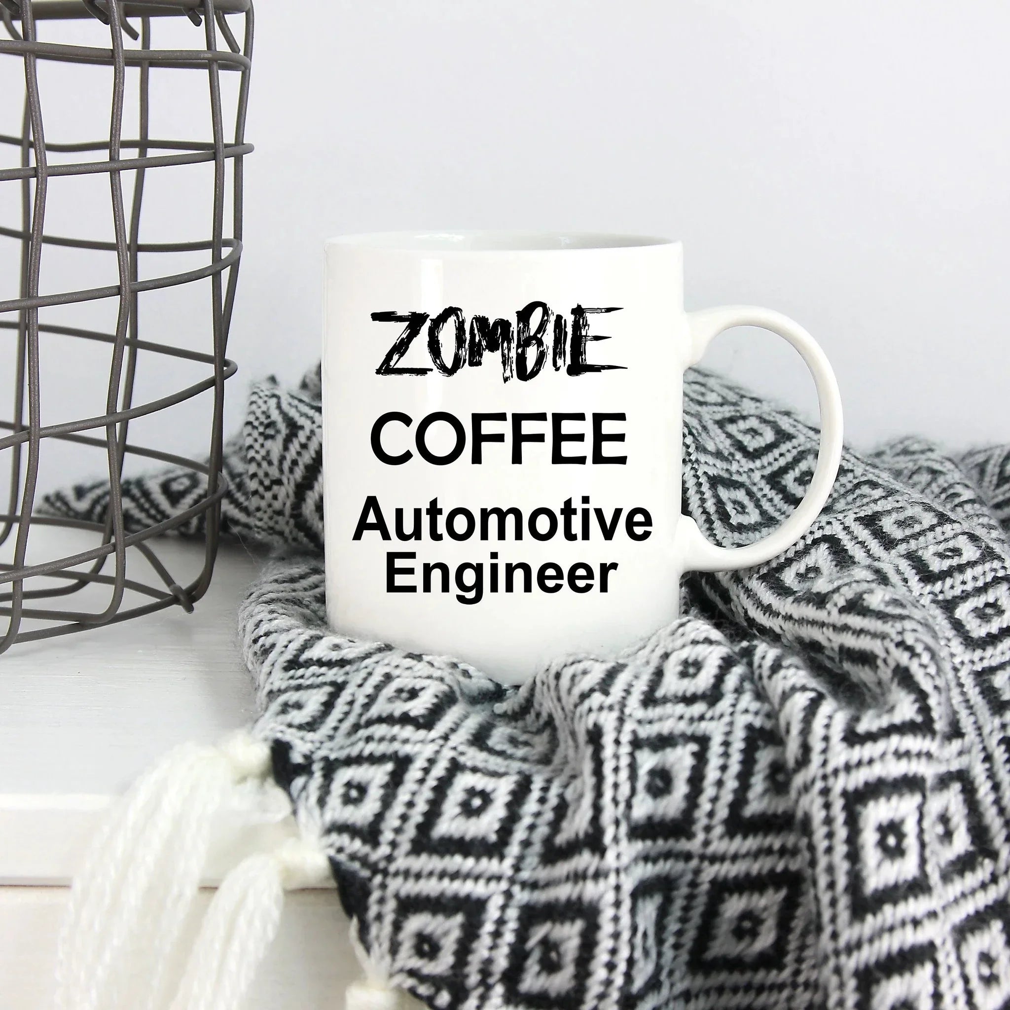 Automotive Engineer Zombie Mug