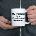 Flat-Coated Retriever Dog Therapist Mug