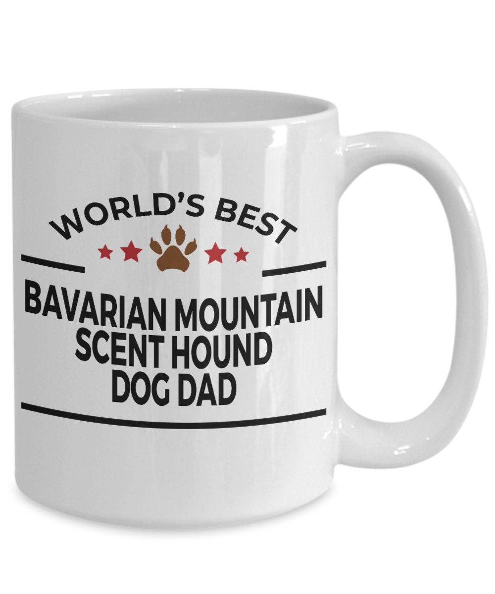 Bavarian Mountain Scent Hound Dog Dad Mug - Mallard Moon Gift Shop