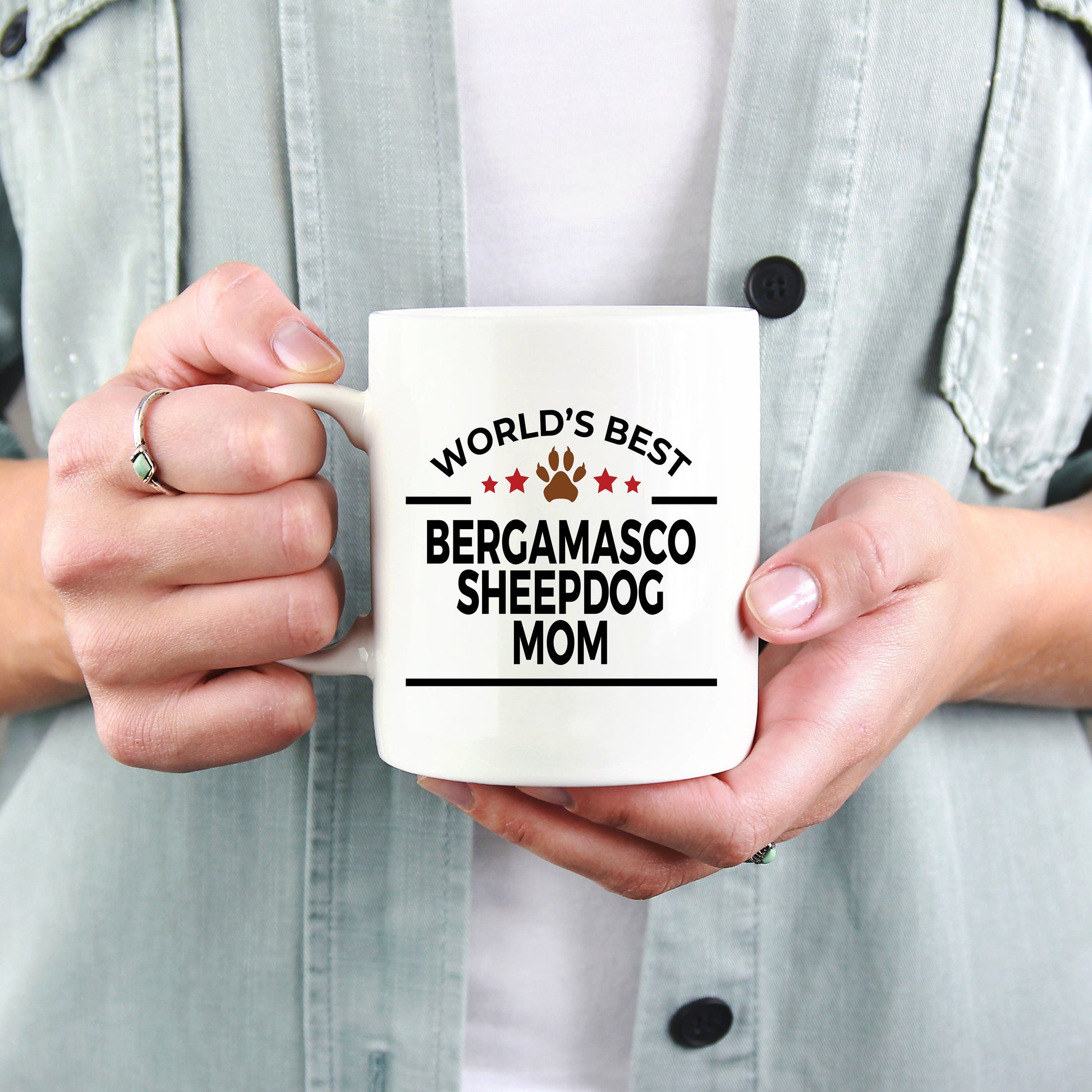 Bergamasco Sheepdog Mom Mug - Mallard Moon Gift Shop