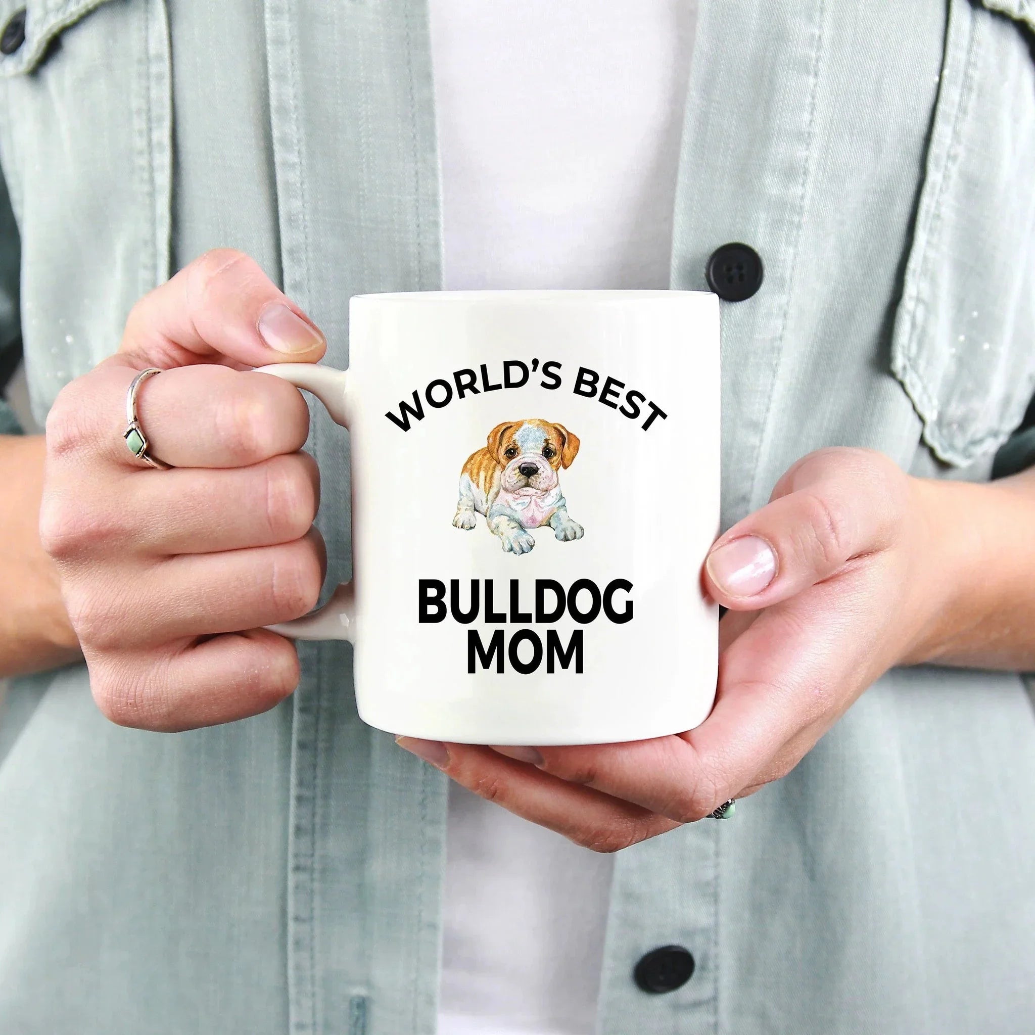Bulldog Puppy Dog Mom Mug