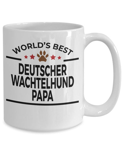 Deutscher Wachtelhund Dog Papa Coffee Mug - Mallard Moon Gift Shop