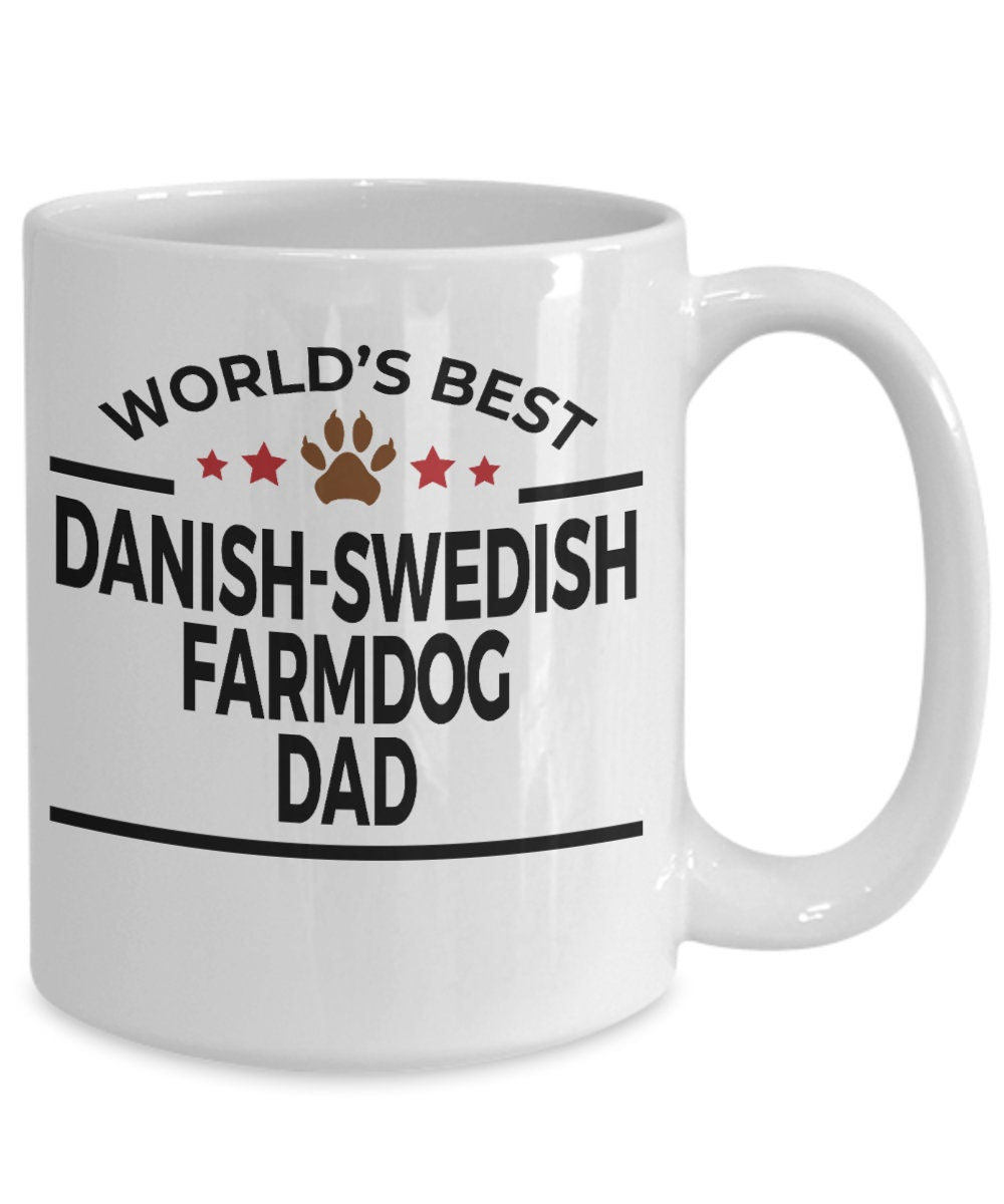 Danish-Swedish Farmdog Dad Mug - Mallard Moon Gift Shop