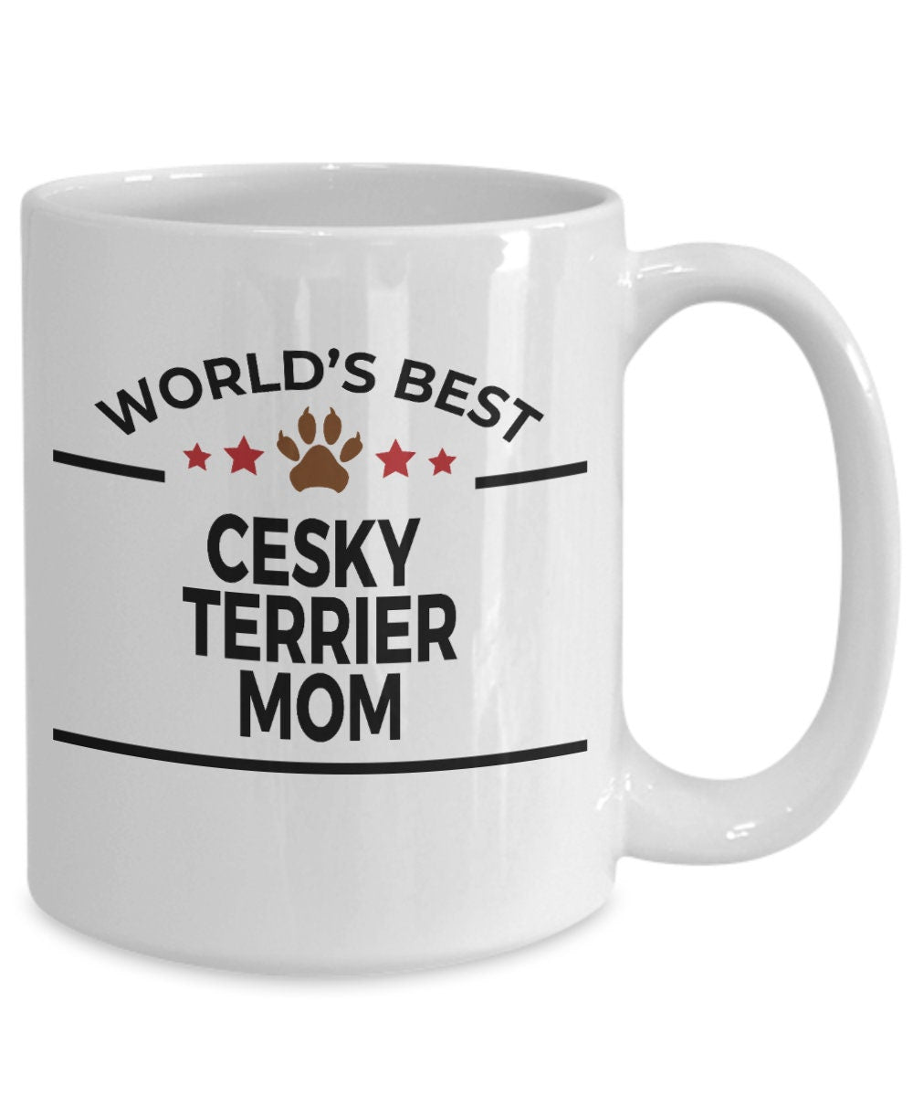 Cesky Terrier Dog Mom Mug - Mallard Moon Gift Shop