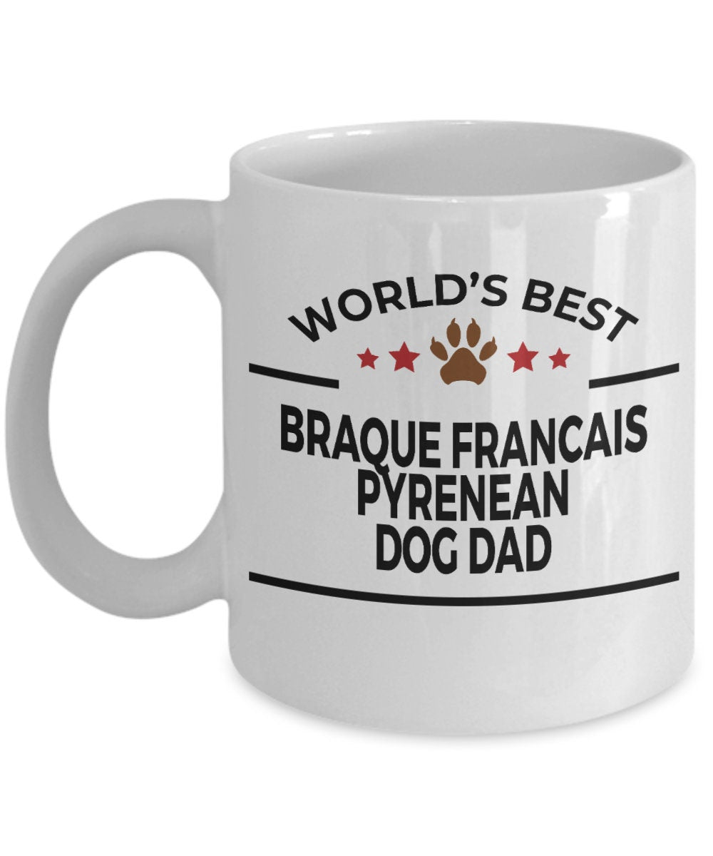 Braque Francais Pyrenean Dog Dad Coffee Mug - Mallard Moon Gift Shop