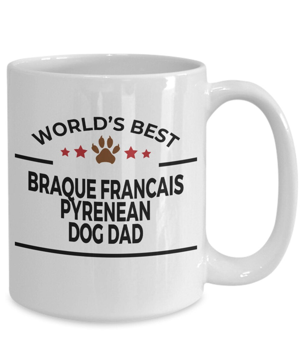 Braque Francais Pyrenean Dog Dad Coffee Mug - Mallard Moon Gift Shop
