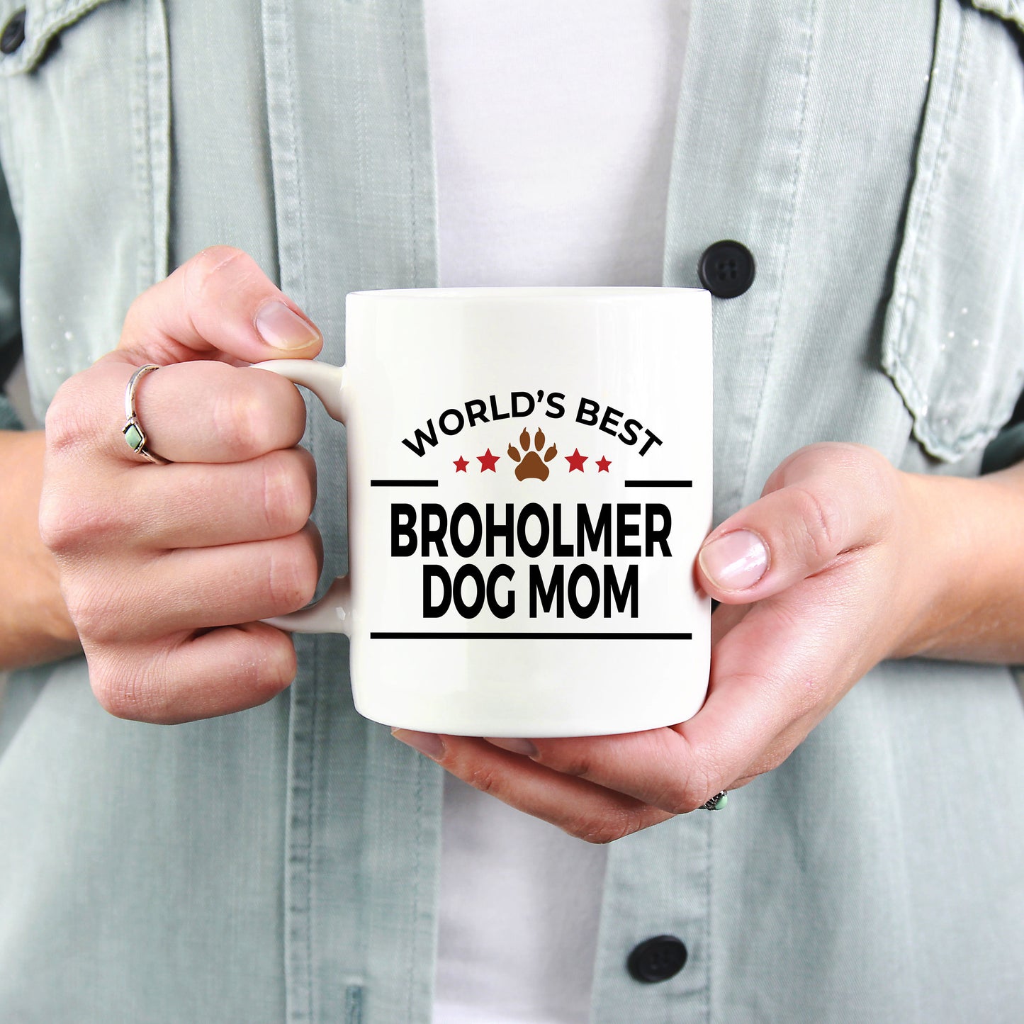 Broholmer Dog Mom Coffee Mug - Mallard Moon Gift Shop