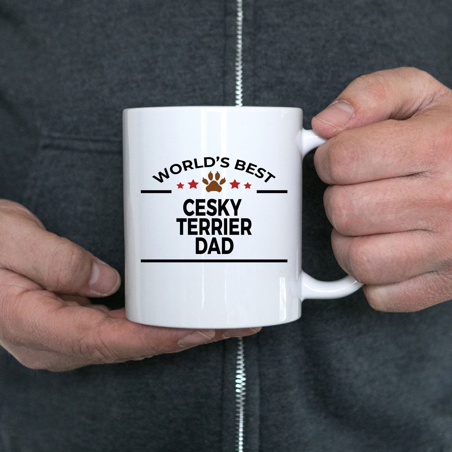 Cesky Terrier Dog Dad Mug - Mallard Moon Gift Shop