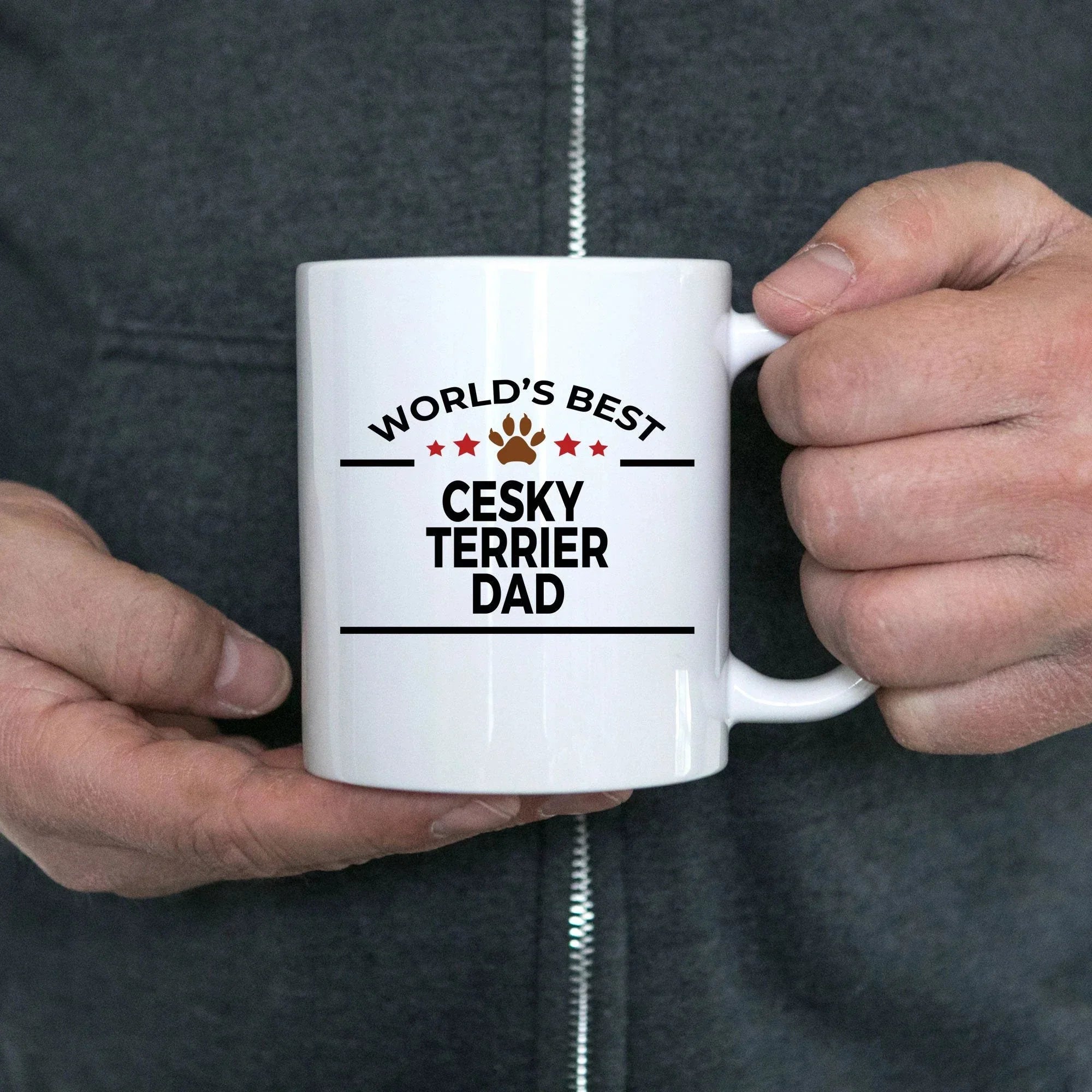 Cesky Terrier Dog Dad Mug