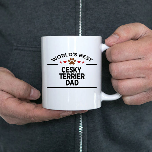 Cesky Terrier Dog Dad Mug - Mallard Moon Gift Shop