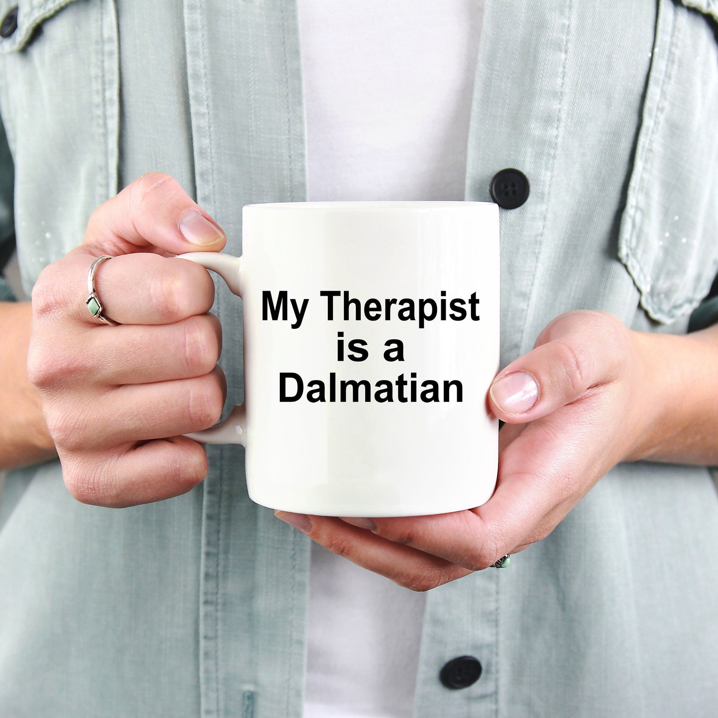 Dalmatian Dog Therapist Mug - Mallard Moon Gift Shop