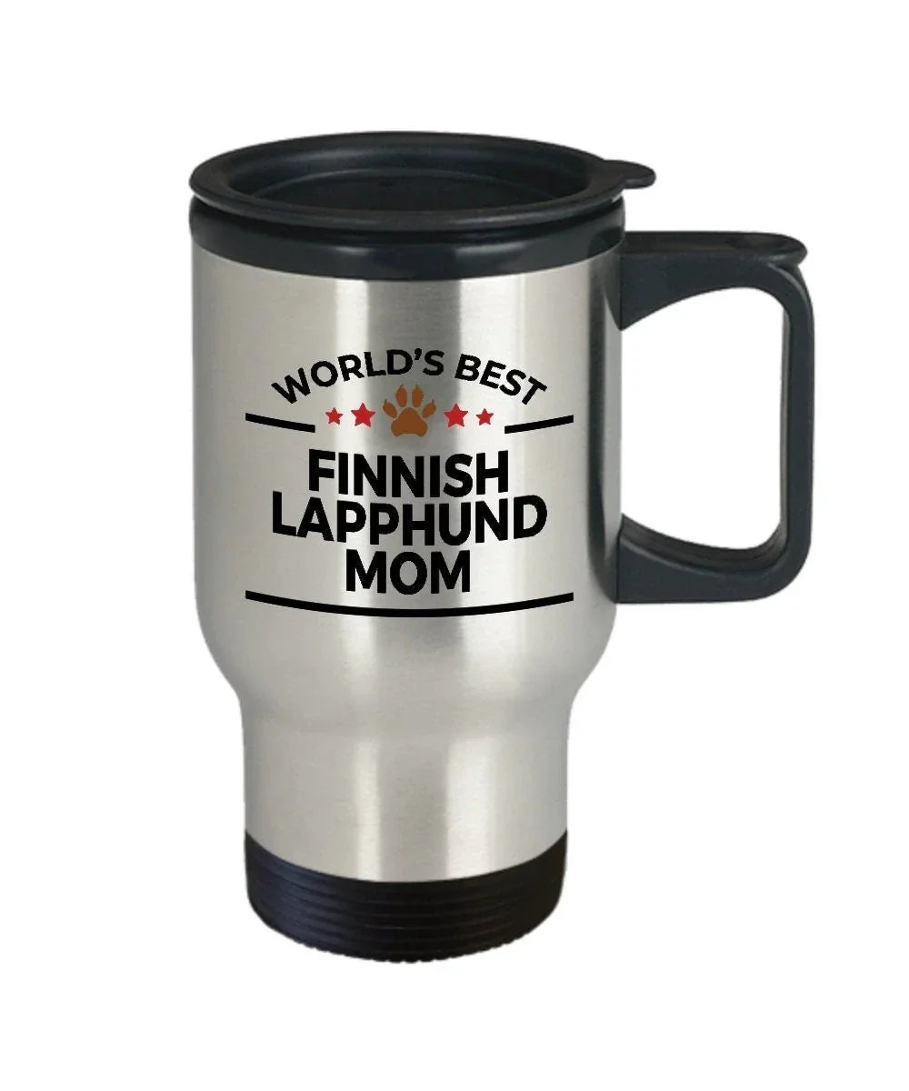 Finnish Lapphund Dog Mom Travel Tumbler Mug