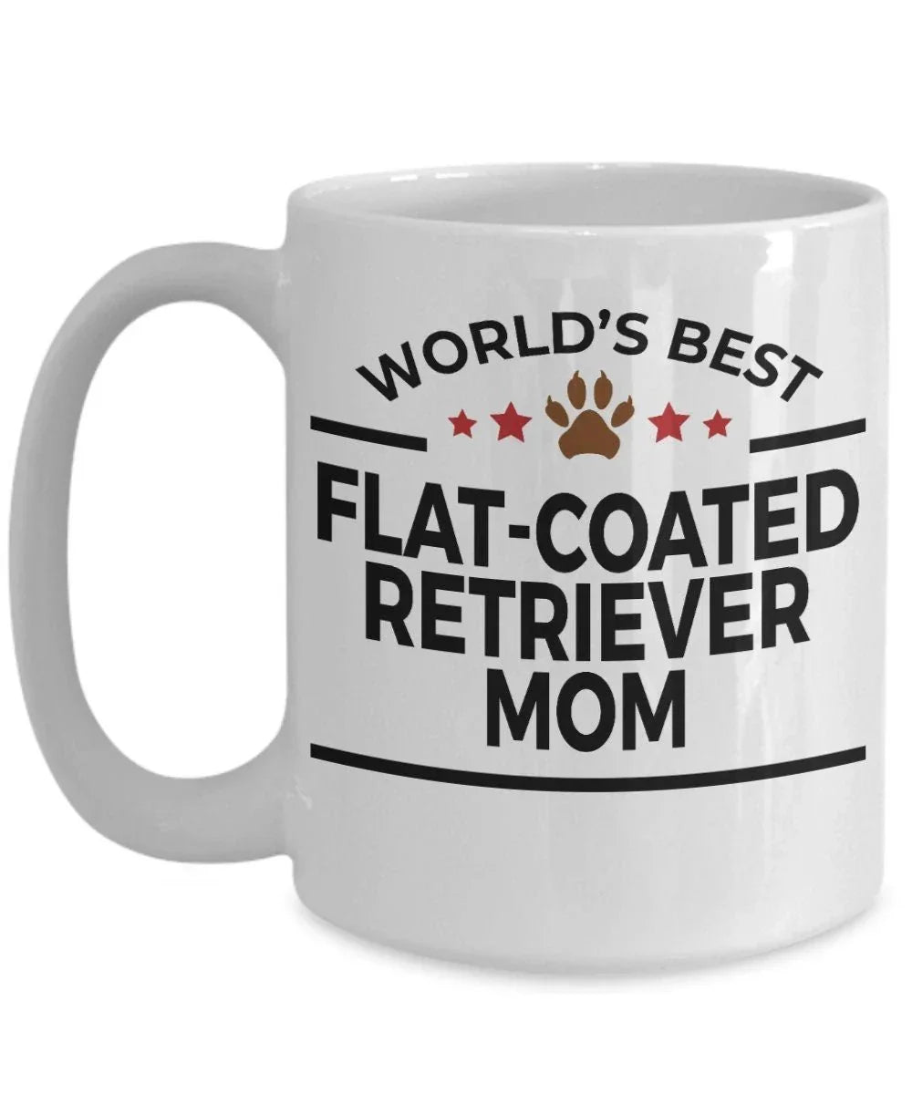 Flat-Coated Retriever Dog Mom Coffee Mug