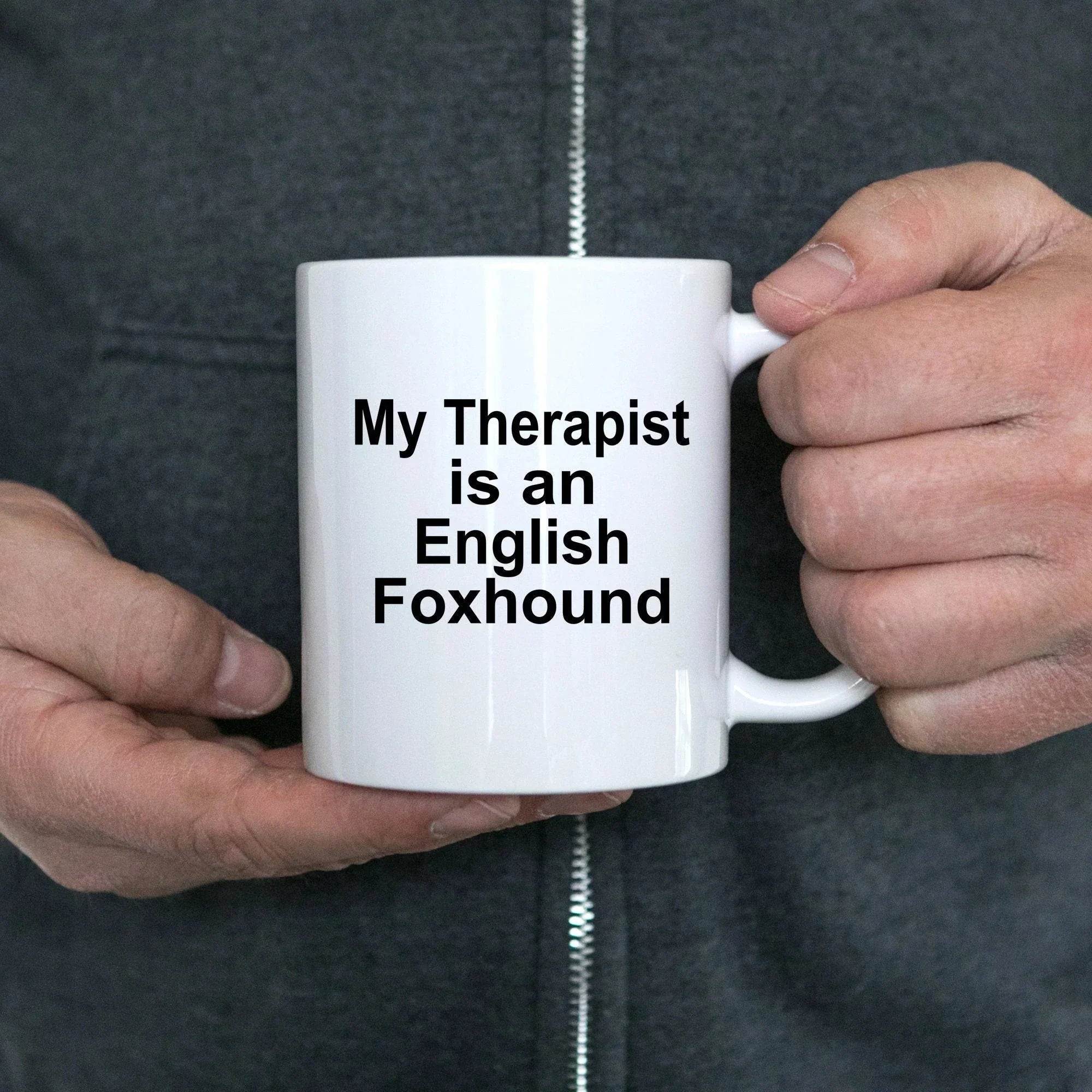 English Foxhound Dog Therapist Mug