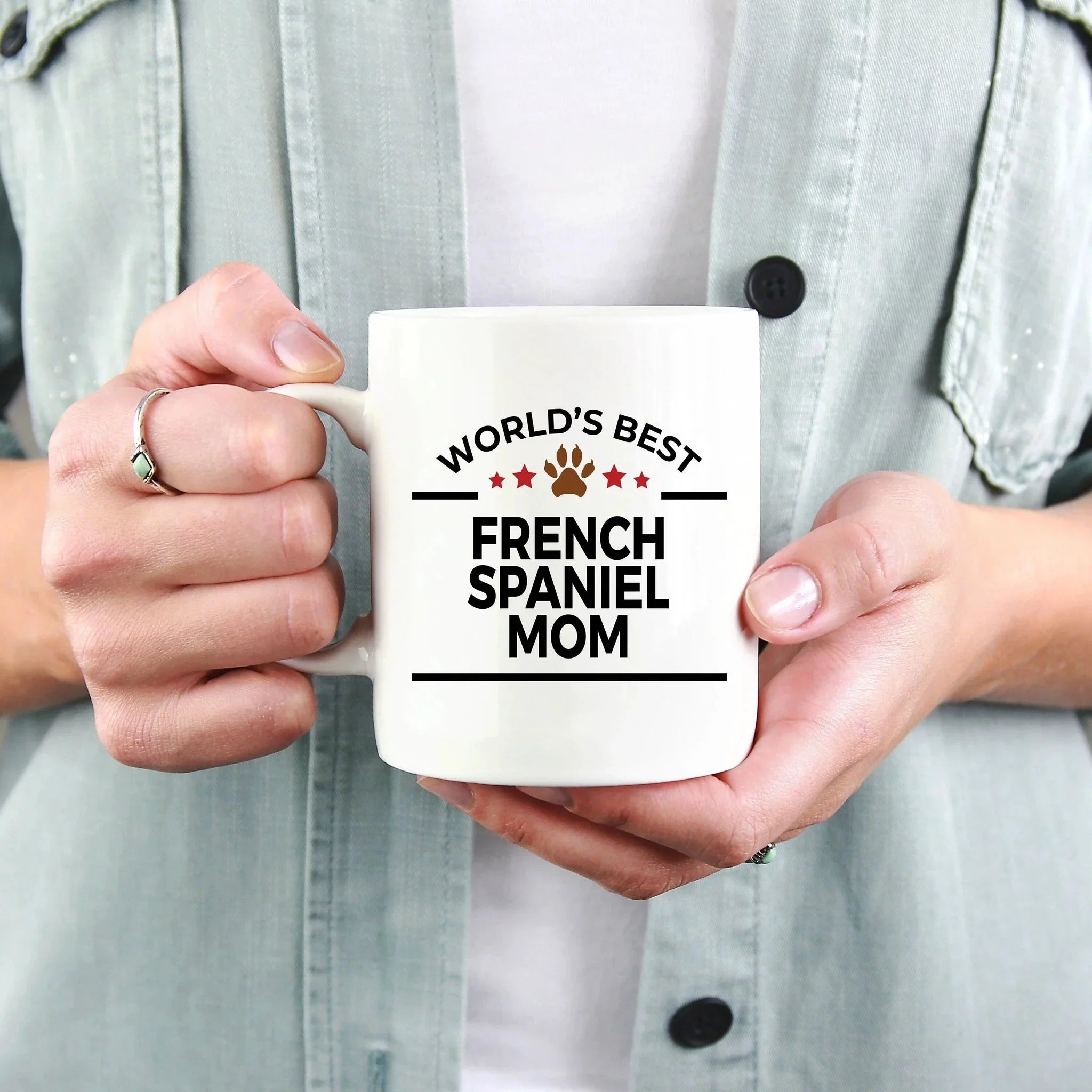 French Spaniel Dog Mom Coffee Mug