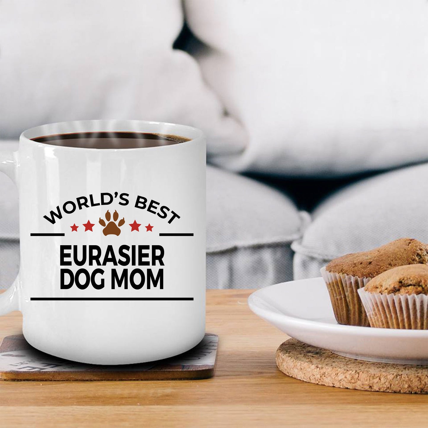 Eurasier Dog Mom Ceramic Coffee Mug