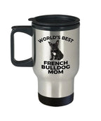 French Bulldog Mom Travel Tumbler Mug