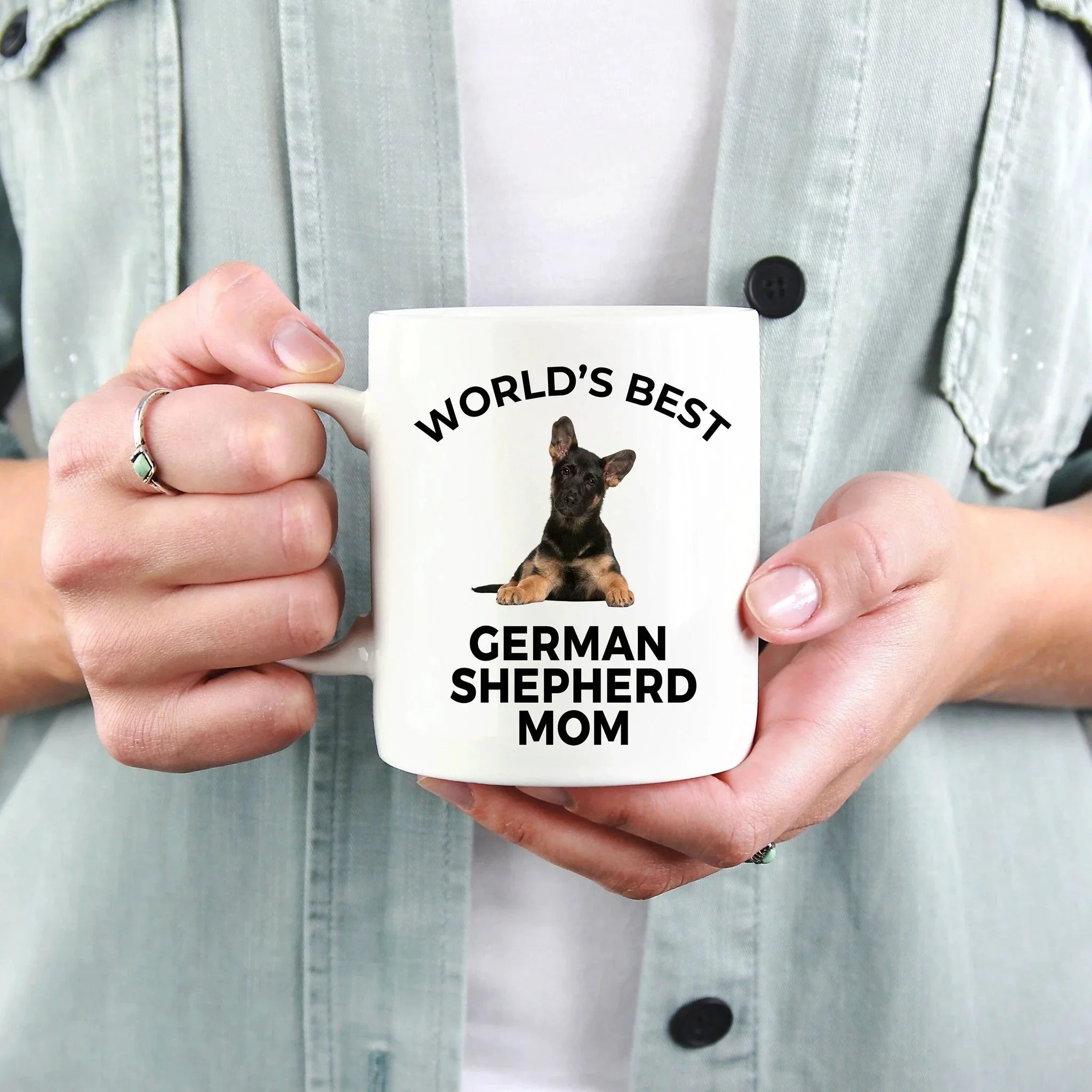 German Shepherd Puppy Dog Mom Mug